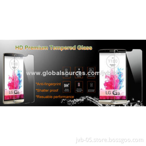 9H 0.33mm/2.5D Tempered Glass Screen Protector for LG G3, Anti-Shock